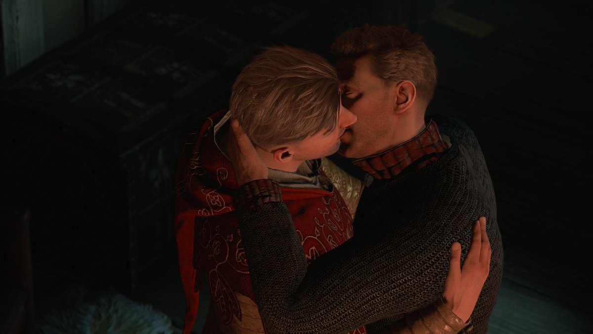 le_dianiny's tweet photo. I get a fever, I become fire
And I burn up all over again.
Give me just one kiss to last me until I die.
Like a vice that hurts me,
I want to look you in the eyes
#hansry #kingdomcomedeliverance #KCD2 https://t.co/VoBAiwDavq