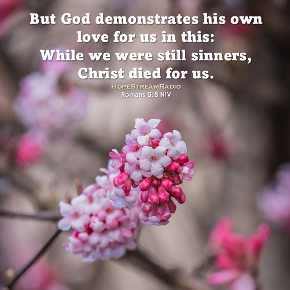 HopeStreamRadio's tweet photo. #dailyverse #versefortoday #hopestreamradio #Romans5v8 #butGod #salvation #Saviour #sinnerssaved #Christdied #Christdiedforus https://t.co/yV6rn4Bmyk