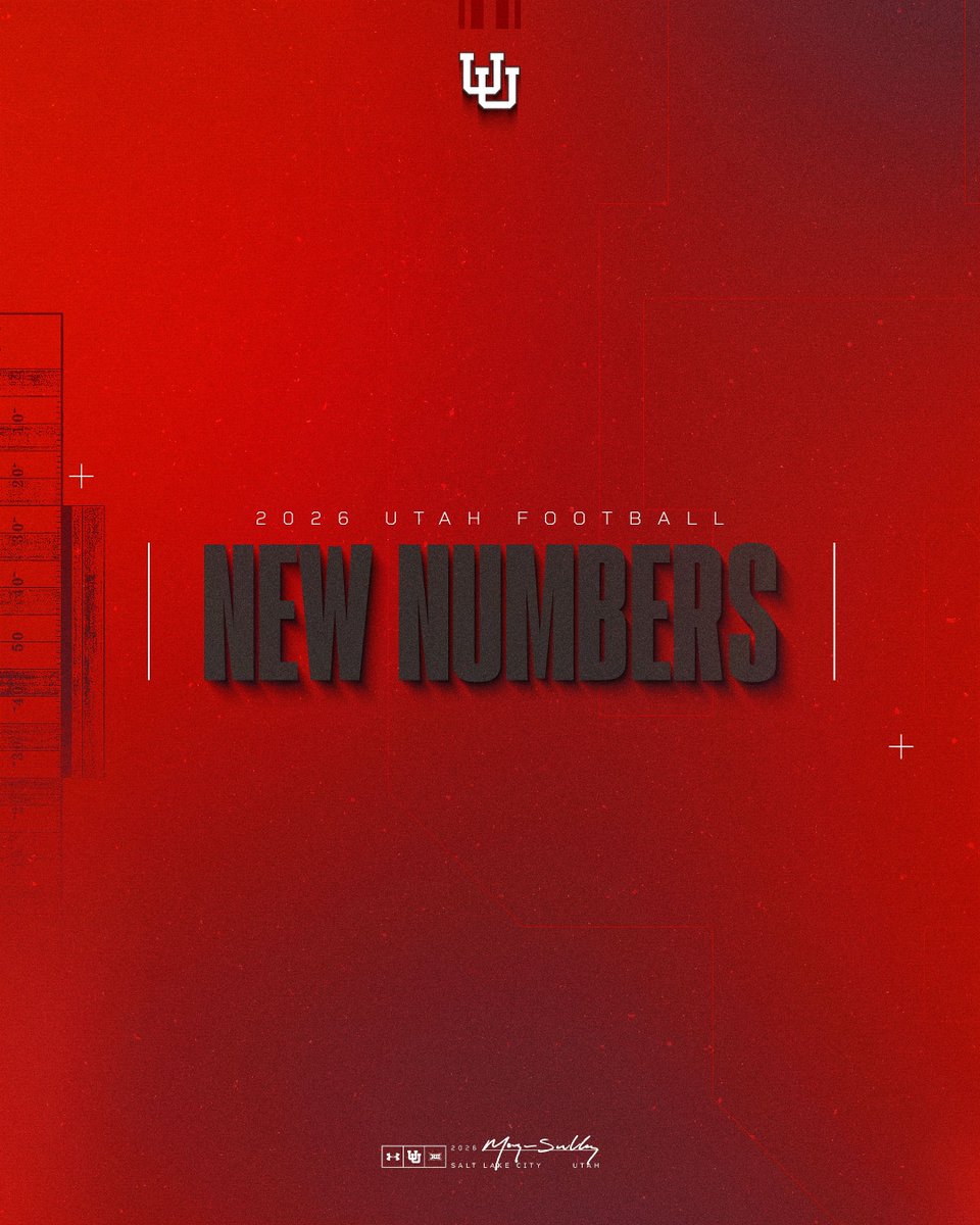 Utah_Football's tweet photo. 👀 at who’s reppin’ 𝙣𝙚𝙬 𝙣𝙪𝙢𝙗𝙚𝙧𝙨 heading into 𝙎𝙥𝙧𝙞𝙣𝙜 𝘽𝙖𝙡𝙡‼️

#GoUtes | #RSNB https://t.co/bQElLjw44B