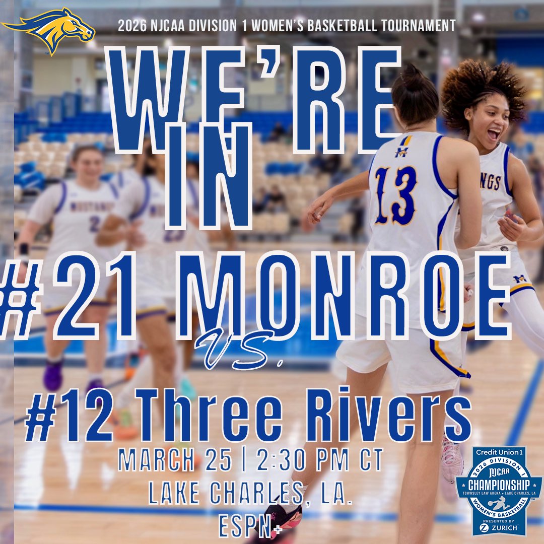 Monroe University Mustangs tweet media