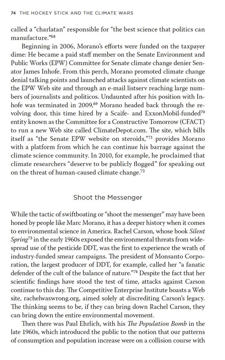 MichaelEMann's tweet image. Since some of the most horrid individuals on this medium are working hard to smear Paul Ehrlich on his passing, here's some relevant background on Paul and his legacy from "The Hockey  Stick &amp;amp; the Climate Wars" (bookshop.org/p/books/the-ho…)