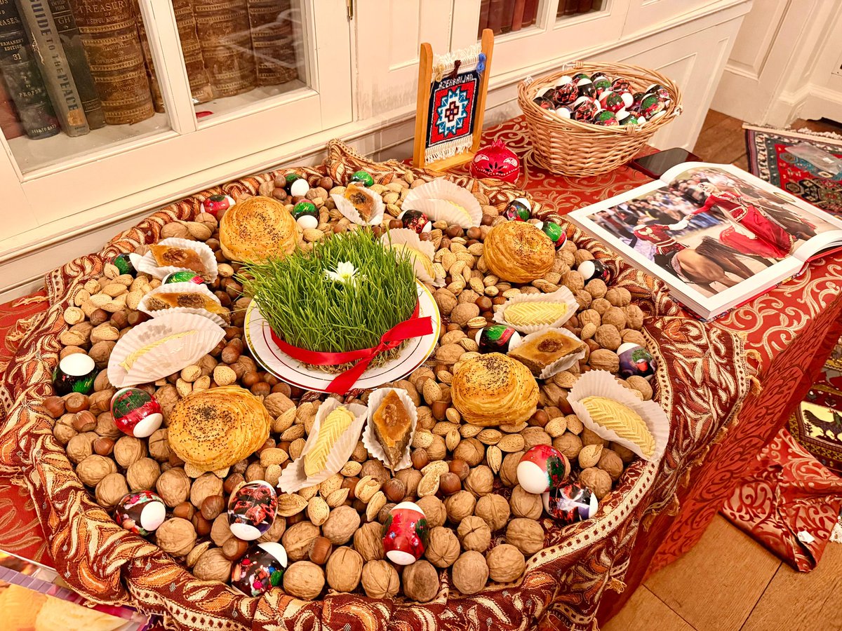 azembassyus's tweet photo. The Embassy of the Republic of Azerbaijan in the U.S. brought together members of the Azerbaijani community to celebrate #Novruz. https://t.co/gwQhaF6KyZ