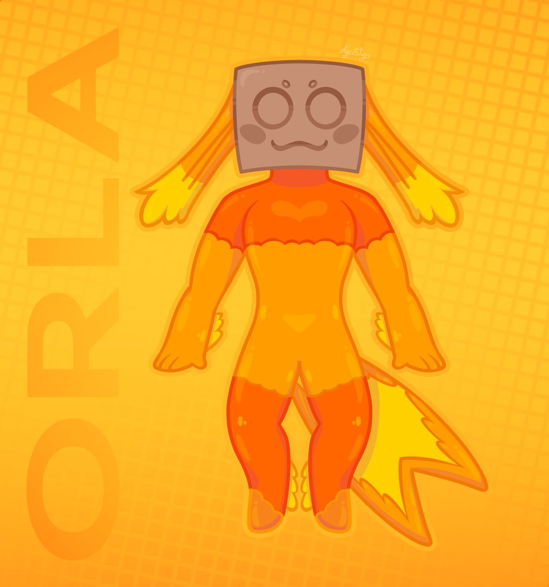 Agustycat's tweet photo. A friend asked me to draw the character Orla 💛
(I don't know the character) #Orla https://t.co/31MLCxFJLp