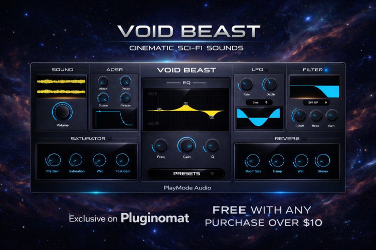 pluginomat's tweet photo. 🔥Get 100% off Void Beast by PlayMode Audio (with any purchase on Pluginomat )

Link:
https://t.co/ni7oZZWFTh

VOID BEAST by PlayMode Audio is a sample-based virtual instrument built for cinematic sci-fi sound design, dark ambient textures, and futuristic atmospheres. https://t.co/6JSCDt6fNZ
