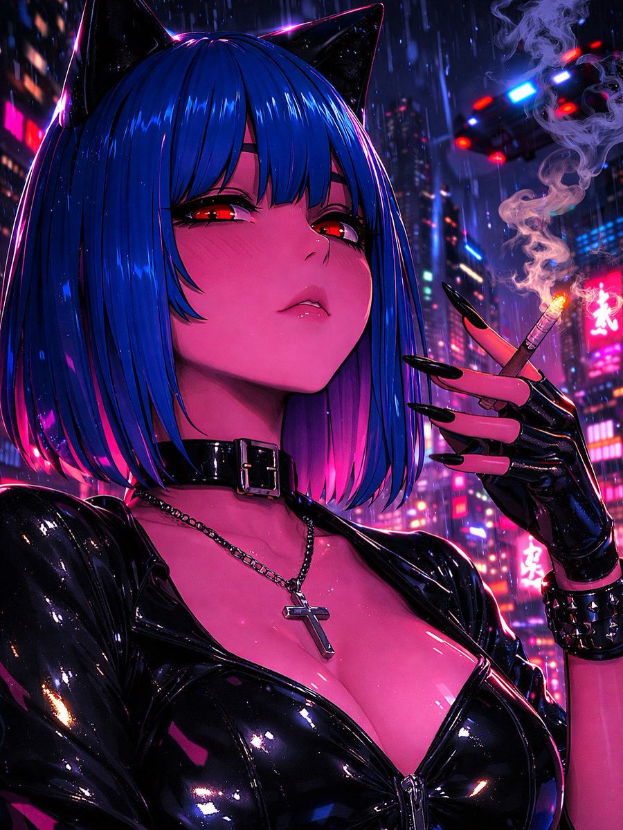 OXESUS's tweet photo. My Smokin’ Neko
#SmokinNeko #Nekos #Anime #CatGirl https://t.co/MxCvMoR9Hb