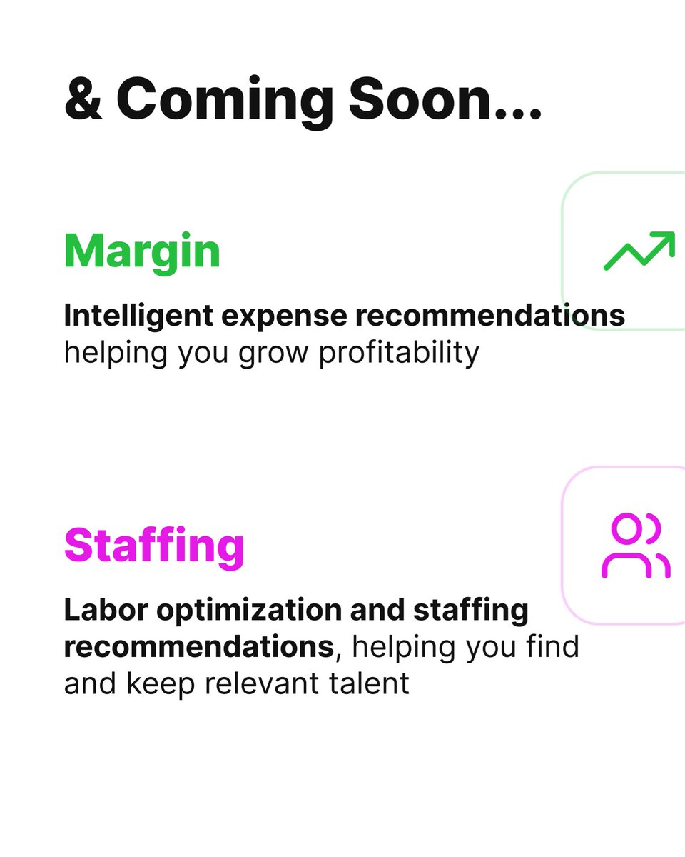 tryrobin_app's tweet photo. Today we’re introducing Robin.

A platform built to help operators understand what’s happening in their business, and what to do about it.

We’re launching with Insights and Supply, helping teams uncover opportunities in menus, purchasing, and performance.

Soon we’ll be adding Staffing and Margin optimization to extend that intelligence across the whole operation.