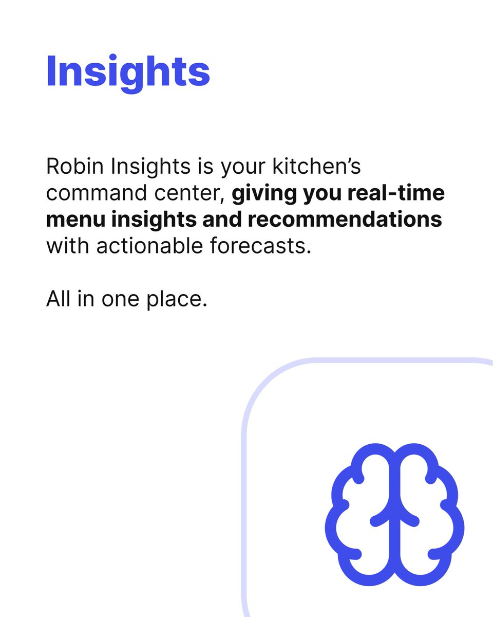tryrobin_app's tweet photo. Today we’re introducing Robin.

A platform built to help operators understand what’s happening in their business, and what to do about it.

We’re launching with Insights and Supply, helping teams uncover opportunities in menus, purchasing, and performance.

Soon we’ll be adding Staffing and Margin optimization to extend that intelligence across the whole operation.