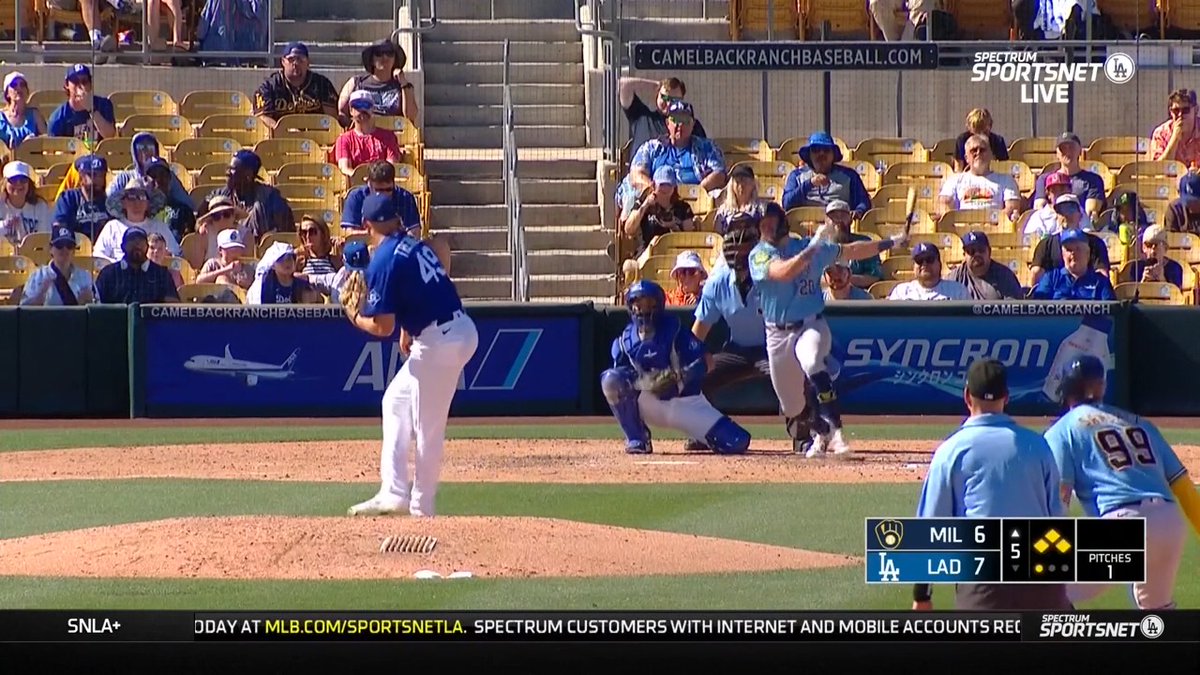 BRANDON LOCKRIDGE GRAND SLAM. IT'S A 10-RUN INNING