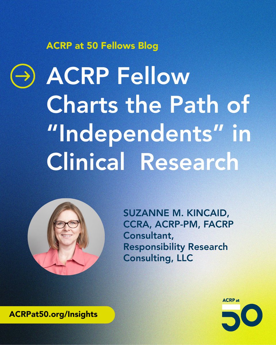 ACRP - Assoc. of Clinical Research Profession tweet media