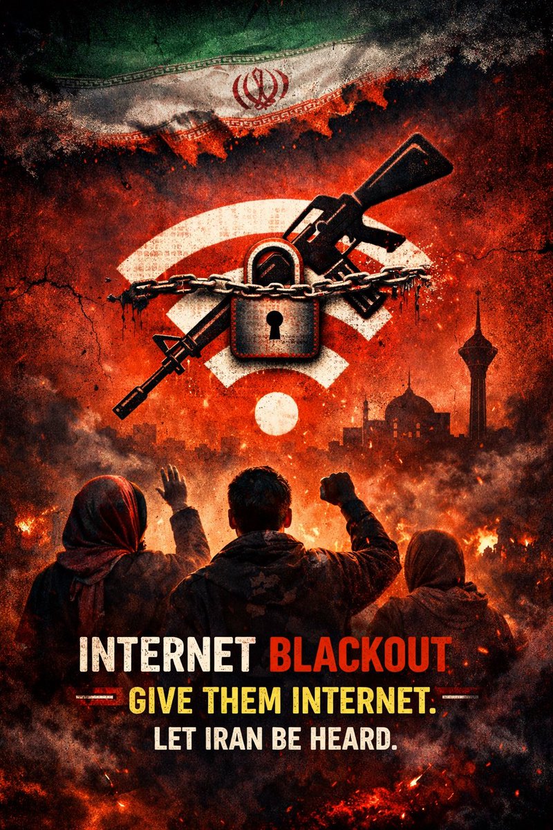 bold1290's tweet photo. @Miiiinnnnaaaay Ninety million people in Iran have been taken hostage. They have no access to the internet. Please help so that their voices can be heard. Please help so that Iran can have free internet 
#KingRezaPahlavi
#DigitalBkackOutIran https://t.co/Dd08ysEwki