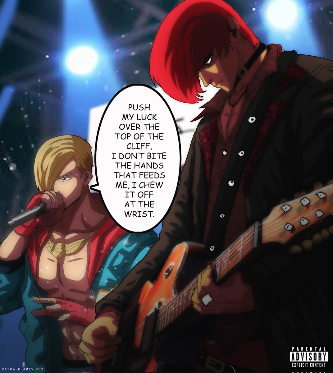 Raydash30's tweet image. emo rap 
collab of the year
#ed #ioriyagami #kofxv #Streetfighter6 #raydasharts