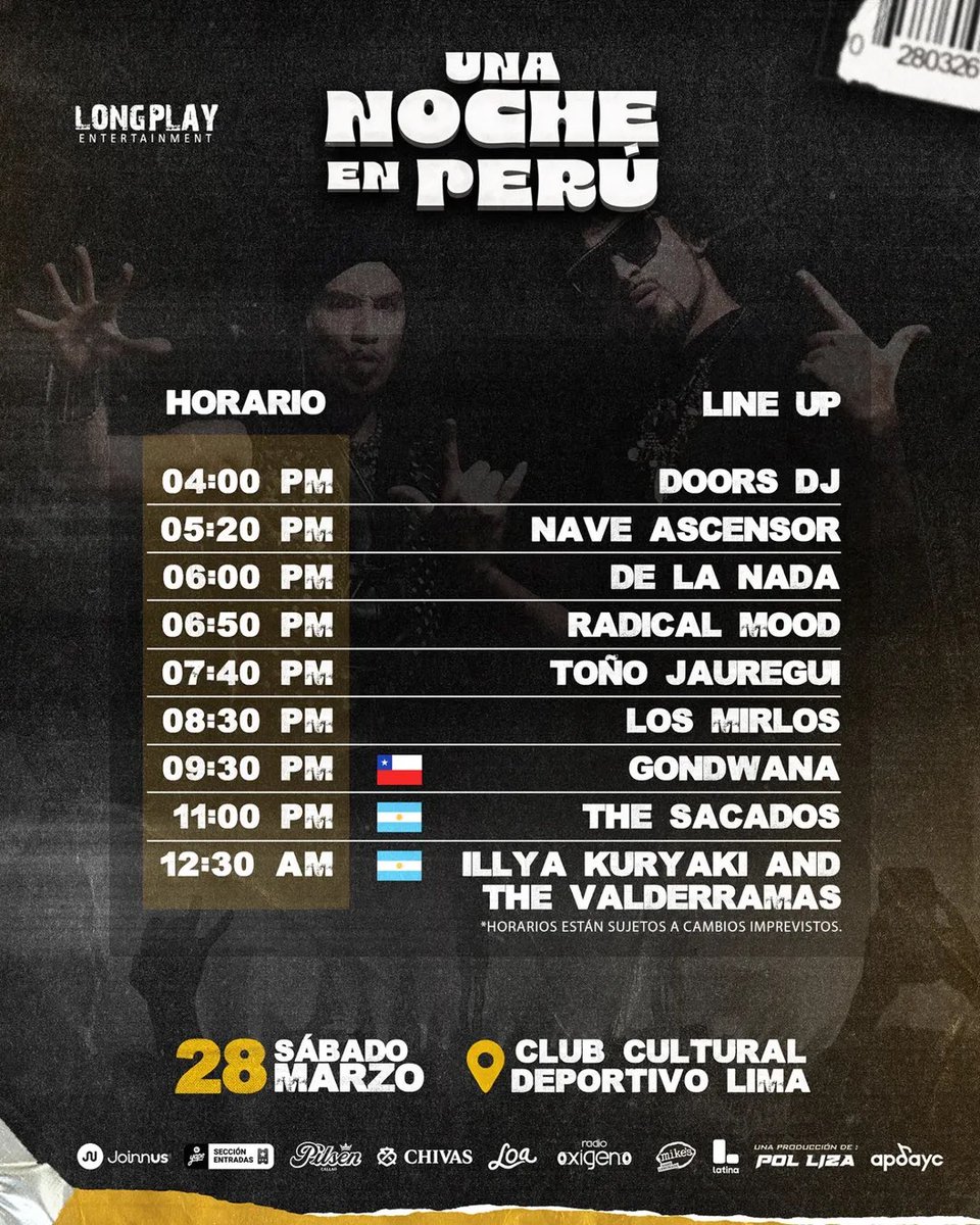 Conciertos Perú tweet media