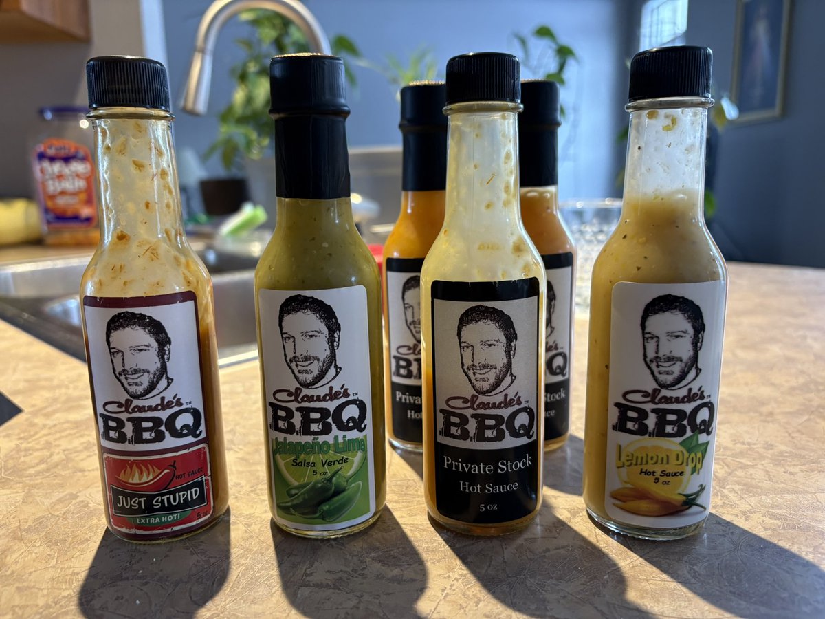 MoneyFirstInc's tweet image. I suggest you get in touch with @claudesbbq and get yourself some of these fantastic sauces. 
#SupportSmallBusiness
