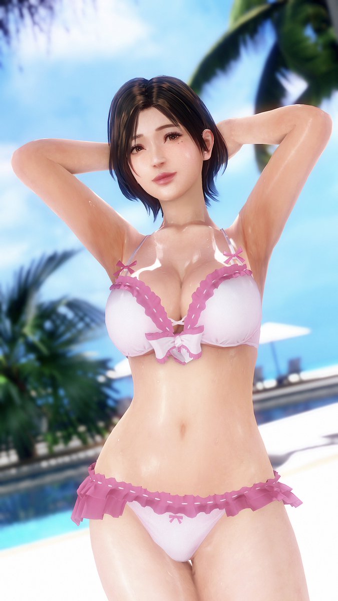…シンプルな水着だと、ヴィーナスの持ち味や魅力を感じやすいのが良きですね♡
#DOAXVV #さゆり愛