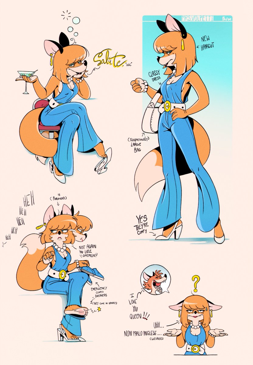 Sonnyd6I's tweet photo. Mrs. Volpetti Mac Sionnach.
this pretty lady belongs to @F0XnR0LL
#furry #furryart #digitalart #noAI #Fpvoc https://t.co/wKe8AwsBHy