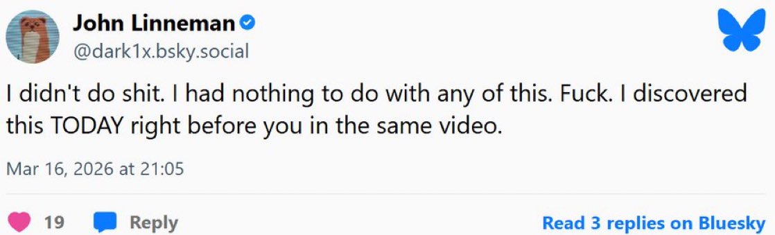 Pirat_Nation's tweet image. John Linneman from Digital Foundry about the NVIDIA DLSS 5 video:

“I didn’t do shit. I had nothing to do with any of this. Fuck.”