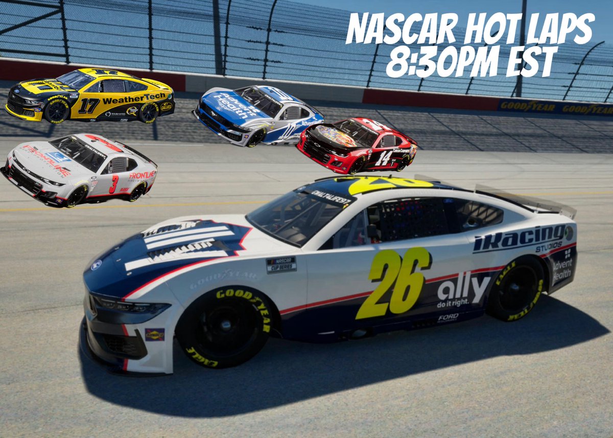 caleb_gwaltney's tweet photo. Tonight! ⬇️

We run at the virtual @TooToughToTame! 🏎️🏁

Tune in at 8PM Est for the Throwback Action! 

🔗: https://t.co/N48sdLuJp4

#Twitch #TwitchStreamer #RacingStream #NASCAR https://t.co/SUrWzTwgRg