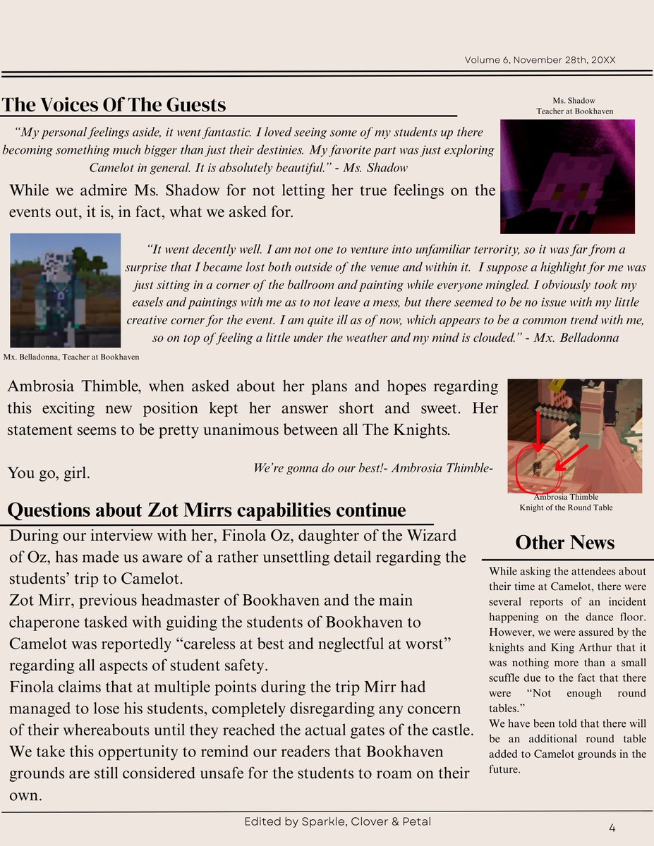 Hear ye, hear ye!
The Castle Chronicles returns with your one stop report on all things Coronation! All of the info AND hot gossip that you need to keep up with in one place! This volume is certainly one to not be missed!! 
Regards,    🍀✨🌸