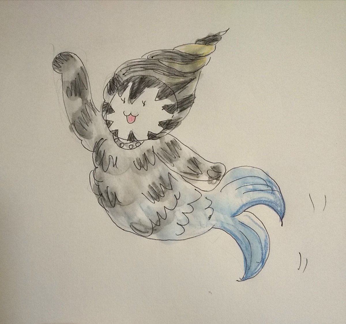 GW202105only's tweet photo. 😭😭ねこちゃん…！😭😭

😭😭うれしいぃー！！😭😭

（↓数年前に書いたとちくるったシリーズお蔵出し） https://t.co/S0sS2b5gXP