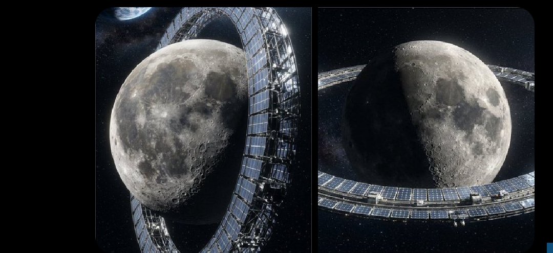 BREAKING🚨: Japan is planning to build a solar ring around the Moon that will power Earth forever.