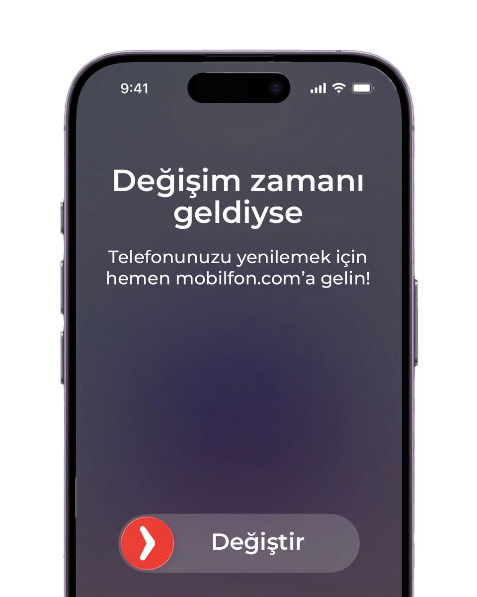 Telefonun eskiyse dert değil.
Değiştirmek artık çok kolay.

📱 #Mobilfon’da peşin fiyatına 6 taksit fırsatıyla yenilenmiş telefonlara hemen sahip ol!

#iphone #yenilenmiştelefon #telefon #kampanya
