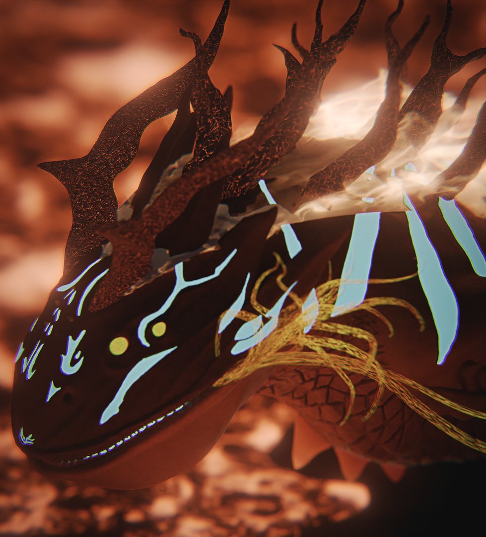 Yan93klg's tweet photo. #AEArtContest2026

Happy anniversary to Another Eden! 

Great Salamander reborn in 3D world with 3000 degrees of hot flame from his breath! https://t.co/ukdU1kOxW8