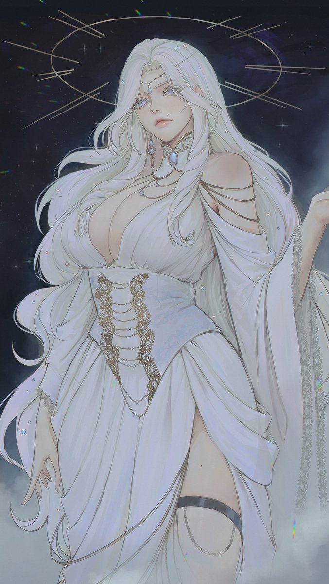 Luna 🌙🤍| Celestial Moon Goddess tweet media