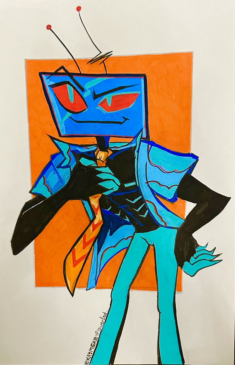 Flowerbed_art's tweet photo. 📺 #Vox #posca #Hazbin_HotelFanart #HazbinHotelArt https://t.co/pEeC6pLdUL