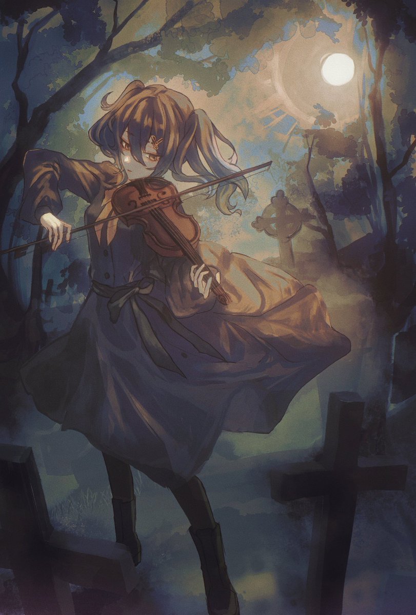 55alisan's tweet photo. Thanks🎻　#Skeb https://t.co/JbGyraOX38