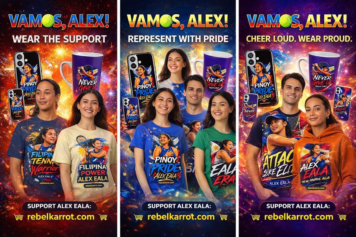 Bogzky's tweet photo. @MiamiOpen Let's support Alex! https://t.co/7ilOVn5thl  #VamosAlex #AlexEala #wta #wtatennis #WTA1000 #rebelkarrot #rebelkarrottennis #ealashirt link in my bio https://t.co/CfwIRkYXlU