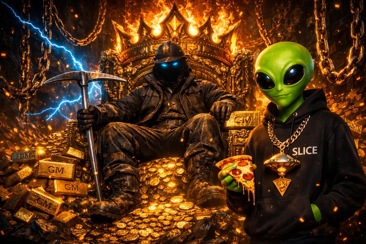 Davanasgaming's tweet photo. SLICE × GLOBAL MATRIX GOVERNOR

Two forces. One alliance.

From the depths of the Matrix mines to the chaos of the SliceVerse.

The Governor rules the wealth beneath the chain.
Slice brings the signal from beyond the stars.

Power 🤝 Chaos
Gold 🤝 Pizza
Mining 🤝 Memes

The Matrix just got sliced.

Welcome to the alliance
@ThephThara31872

#SliceVerse #Worldchain #Web3 #SLICE #GMG #WLD