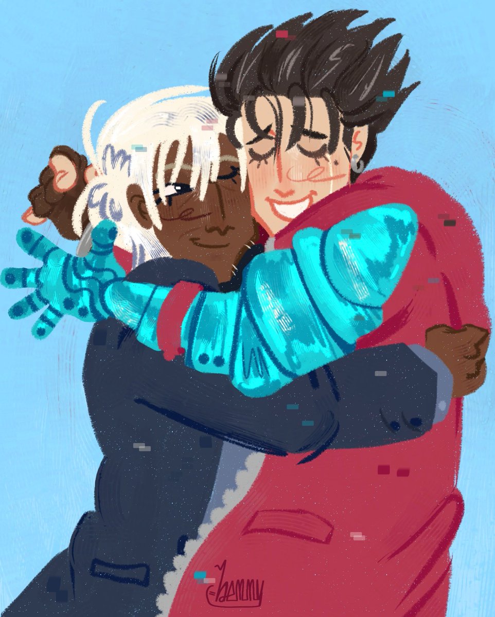 vashwood but it's them with the yaoi hair 
#trigun