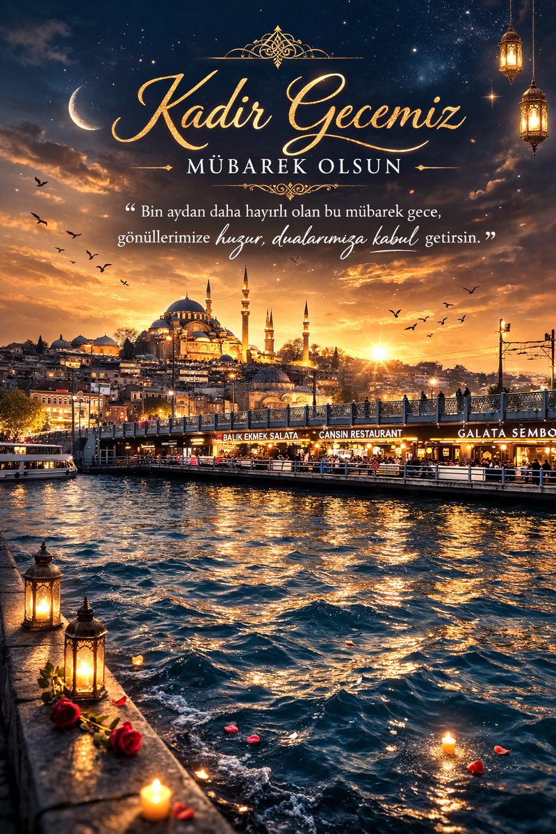 “ O gece ki bin aydan daha Hayırlıdır… “

Dualarımızın kabul olması dileğiyle,Kadir Gecemiz Mübarek olsun. 🙏