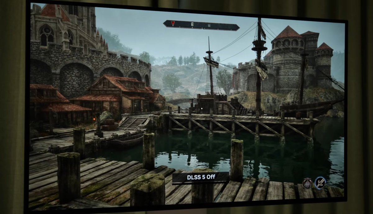 M_7_D_7's tweet image. المهرجين Digital Foundry يبون يقنعوني ان DLSS 5 احسن 🤡