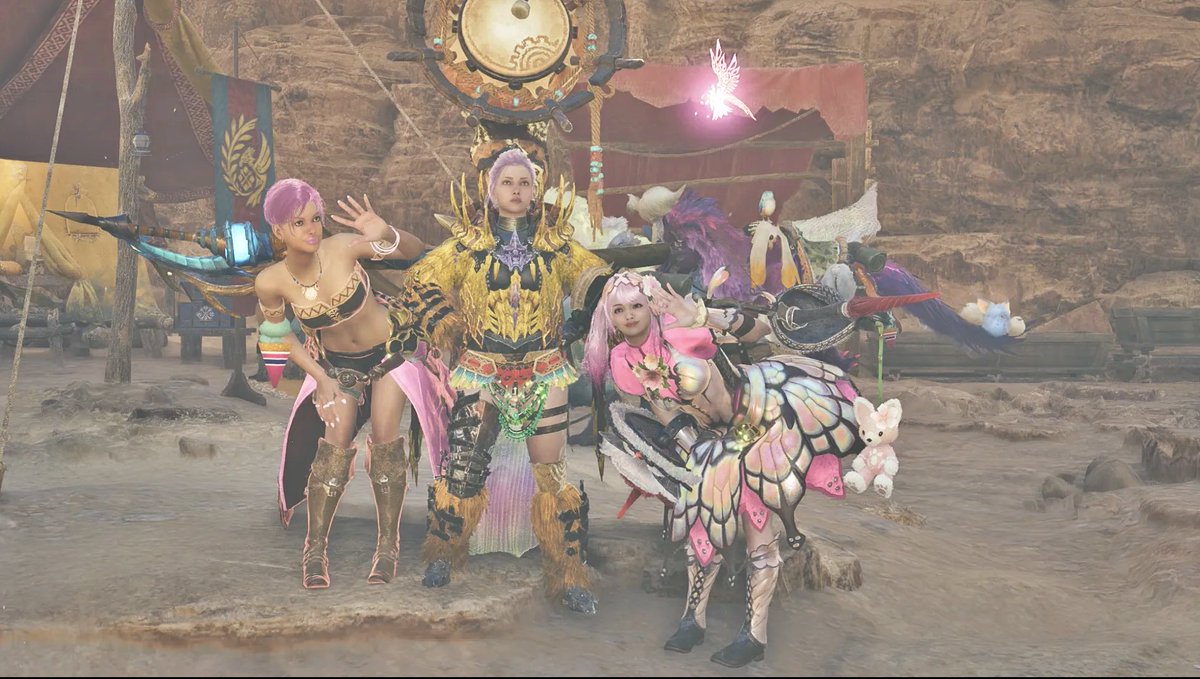 Mocopi_tea's tweet image. 久々のモンハンワイルズ🐱🦖
遊んでくれてありがとう⸜(*ˊᗜˋ*)⸝

#MHW 
#モンハンワイルズ