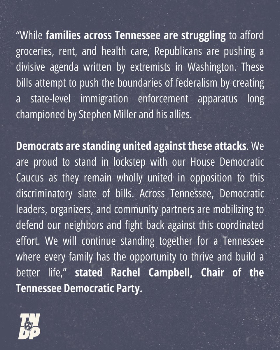 Tennessee Democratic Party tweet media