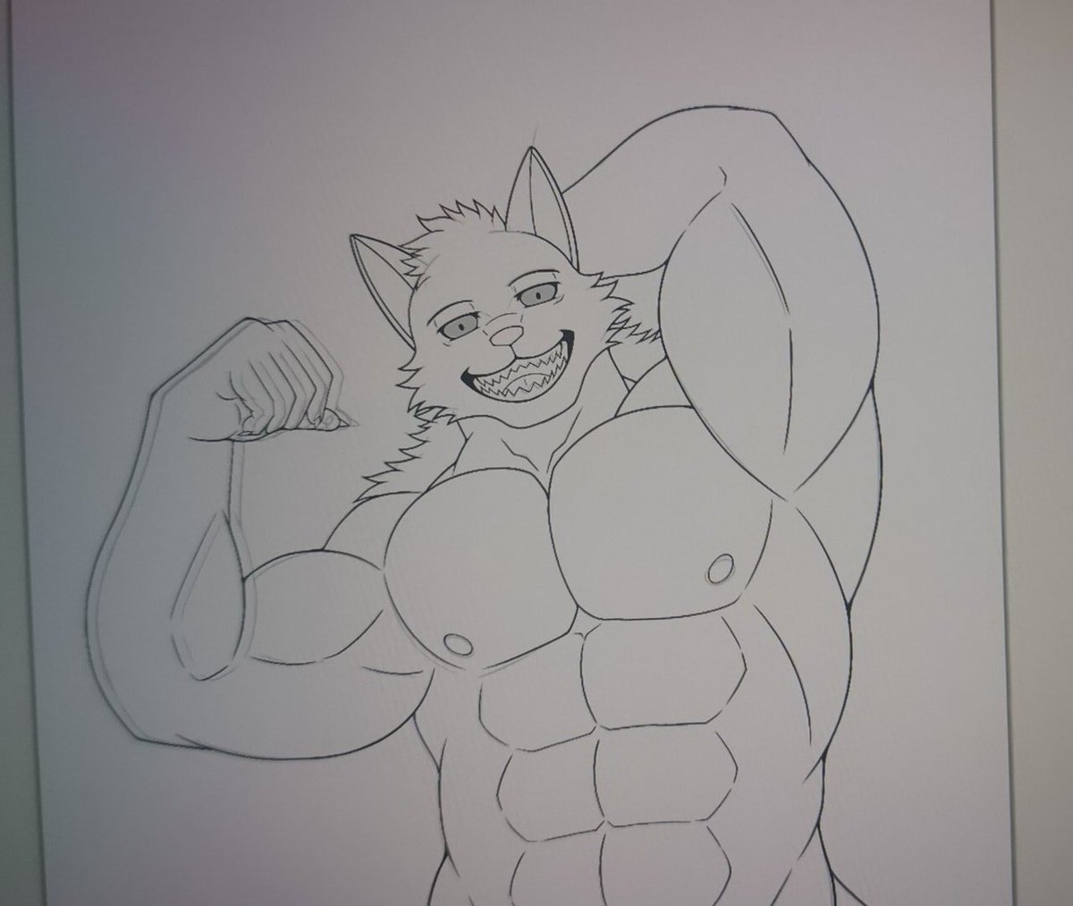 JunRoiOKAMI's tweet photo. Draw #furry #bara, Neko Neko 🙂‍↔️
#catnap #poppy https://t.co/KdHj4oLuvn