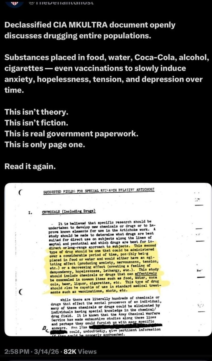 GregMac746744's tweet image. Consider what was done...
#MKUltra
#ForHumanity
#TheHoleIsDeep