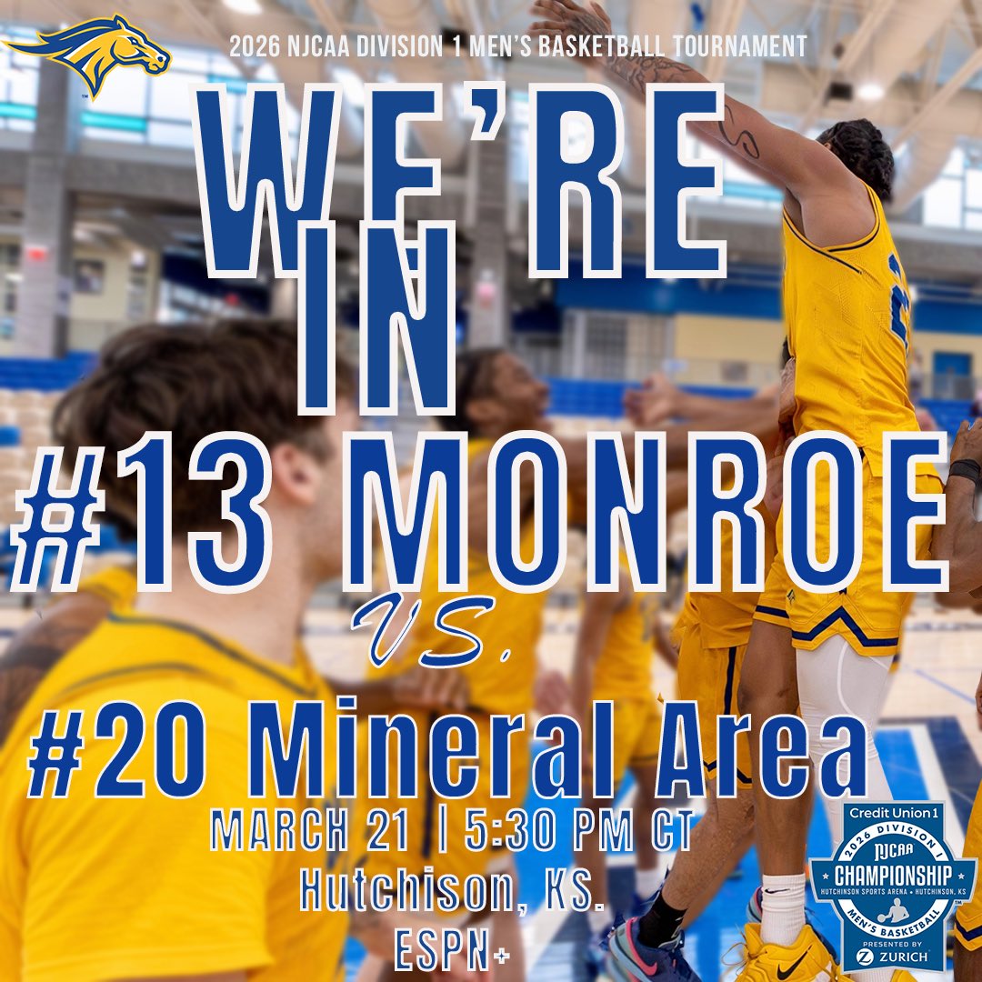 Monroe University Mustangs tweet media