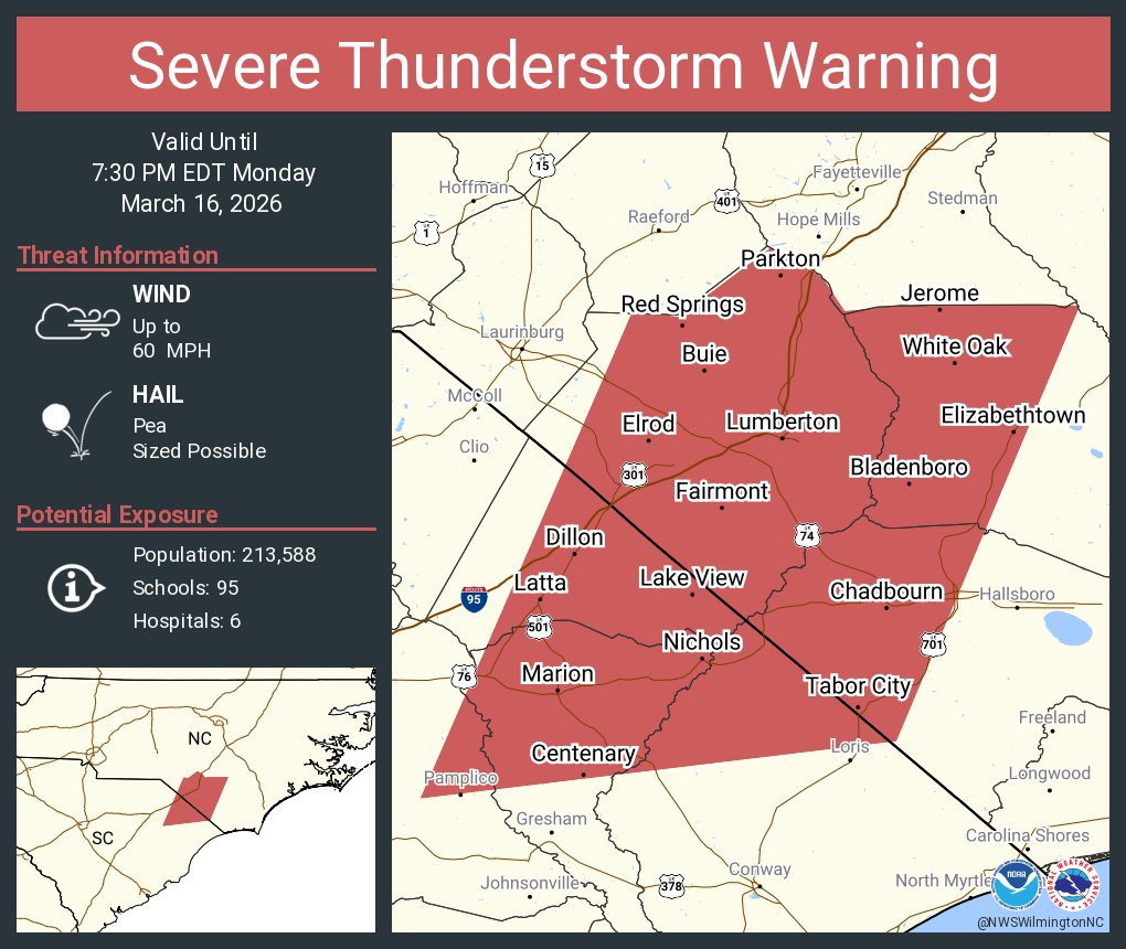 NWS Wilmington, NC tweet media