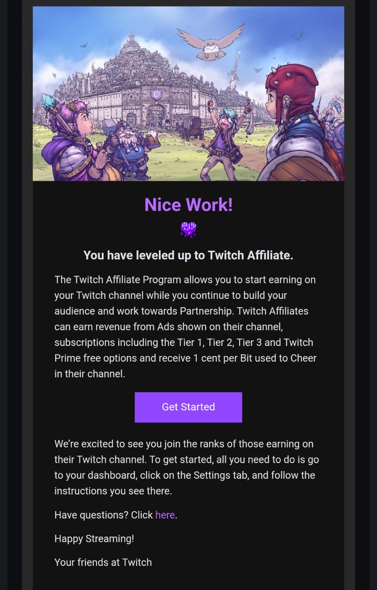 We finally affiliate now