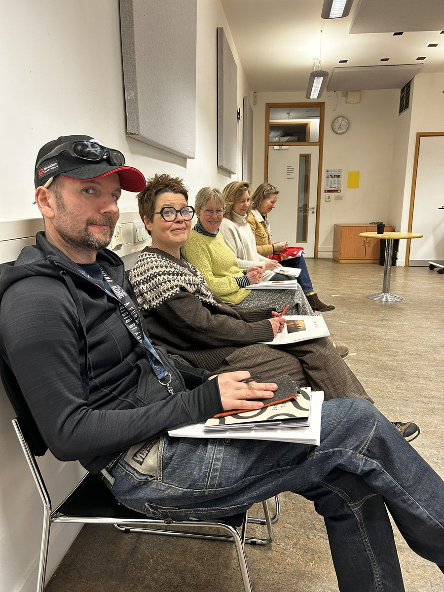 sharigledhill's tweet photo. First rehearsal tonight for my new play ‘One of Us’ Burniston and Cloughton Village Hall, 11th - 13th June 2026. Tickets available from:
https://t.co/UrMcqO9mbV https://t.co/Wn0eOQ4qqc