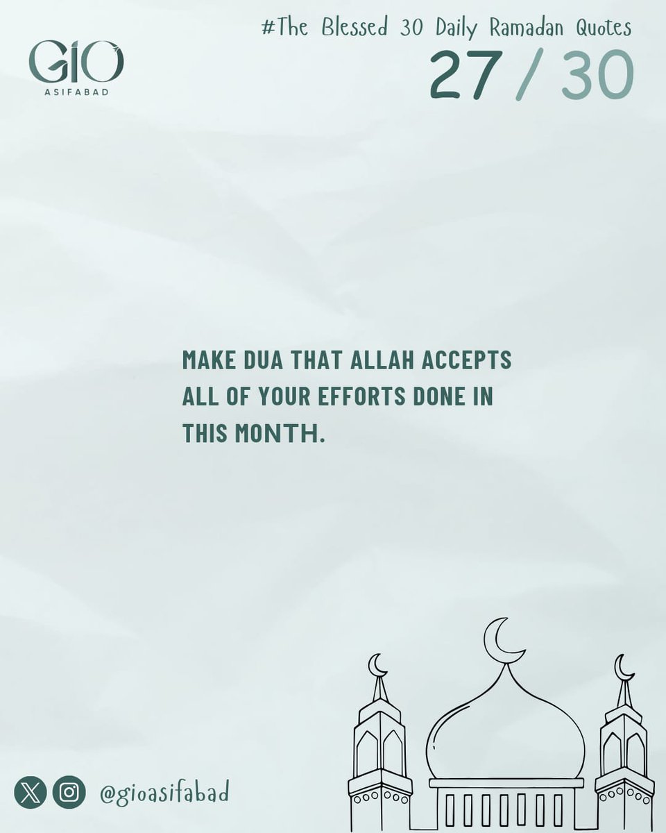 Ya Allah accept everything we've done this Ramadan 🤲 Every suhoor, every iftar, every quiet tear... Ameen.
