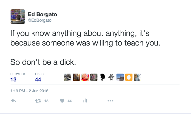 Ed Borgato tweet media