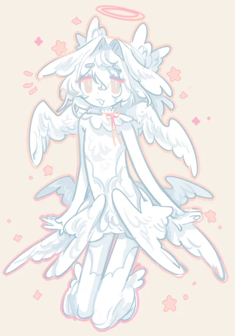 been trying to get this angel design down for monthsssss AND THEY R FINALLY HERE YAYY #komunoc