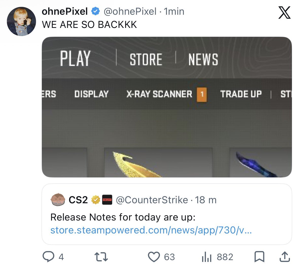 FM tweet media