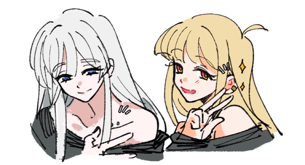 設定資料集を見ていて気づいたんですが、八千代と輝夜ってピアス開けてる場所が違うんですよね（耳と鎖骨）
これがまた絶妙にハマってて、めちゃくちゃえっちだなって思います^_^