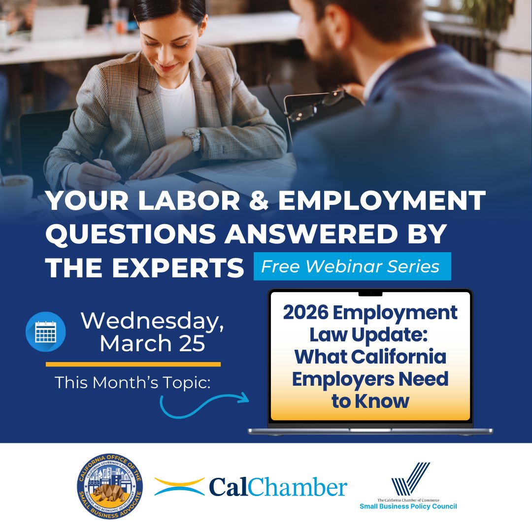 CA Office of the Small Business Advocate (CalOSBA) tweet media