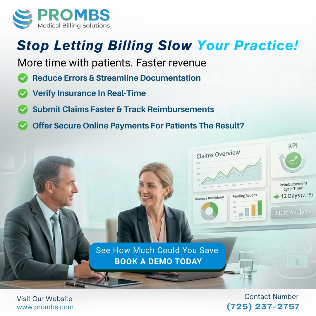 BillingPro's tweet photo. 🚀 Stop letting billing slow your practice!

Integrated EHR + Billing helps you reduce errors, verify insurance in real-time, and get paid faster. 💡

Book a demo: https://t.co/tYkGPrMW58

#EHR #MedicalBilling #HeartHealthAwareness #RevenueCycle #HealthyLifestyle #MuscleRecovery https://t.co/qpMWgSQZpm