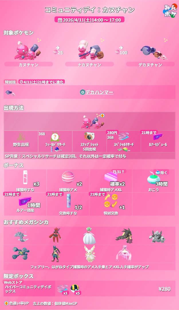 ポケモンGO攻略⚡みんポケ tweet media